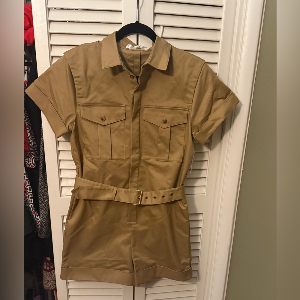 Frame utility short sleeve Romper/ Play suit $435 XS NWT